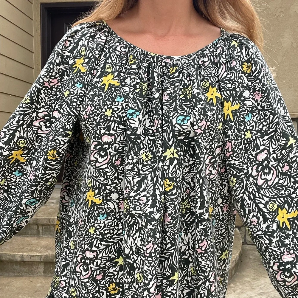 Levi’s hemp boho green peasant dress - Picture 13 of 14